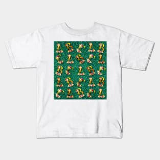 Typography Pattern Kids T-Shirt